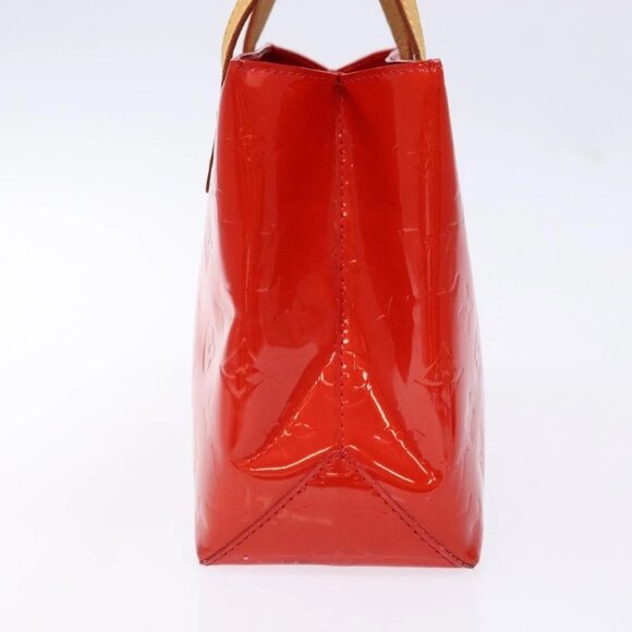 LOUIS VUITTON Monogram Vernis Reade PM Hand Bag Red Rouge M91088 LV Auth 141879 - Picture 7 of 16